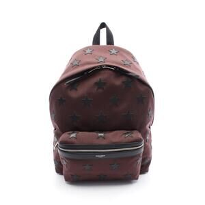 Saint Laurent Paris City California Backpack Canvas Leather Brown Black